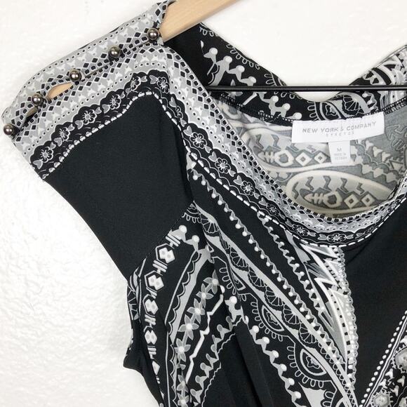 New York and Company Women’s Black Dress M… - Picture 8 of 9
